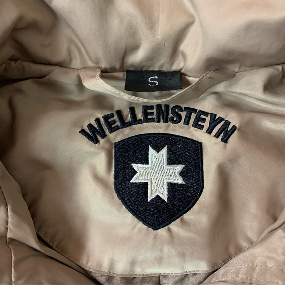 Women's WELLENSTEYN Beige VICTORIA Hooded KNEE Length JACKET Coat  GERMANY  S - Picture 5 of 6